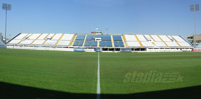 The main west stand of Thivon Street - Click to enlarge!