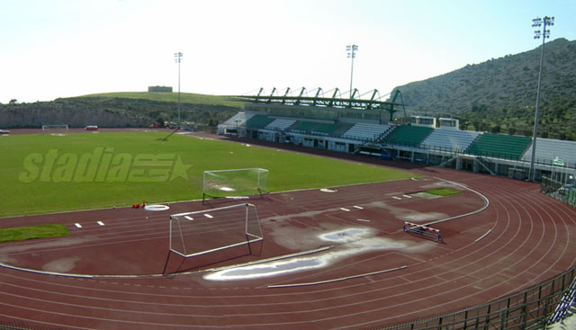 The main west stand of Fyli Stadium - Click to enlarge!