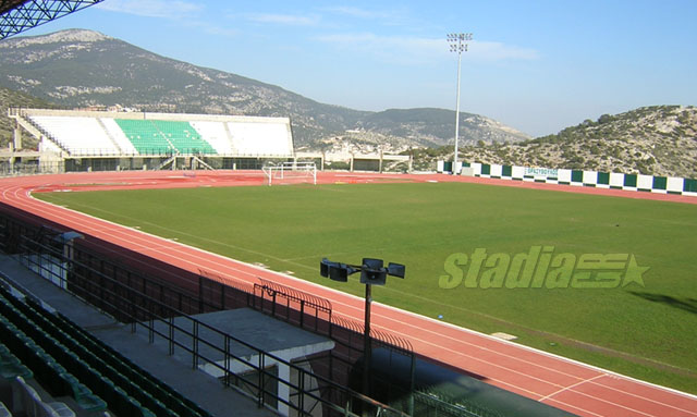 The new north curved stand of Fyli Stadium - Click to enlarge!