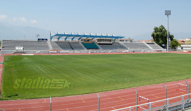 The west roofed stand - Click to enlarge!