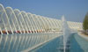 The arcade and the lakes of the Agora (August 2004) - Click to enlarge!