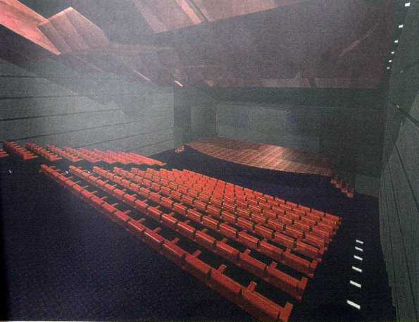 The 500-seat theatre that is part of the indoor hall complex