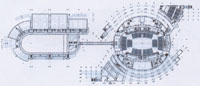 Ground plan of the arena and the training centre - Click to enlarge!