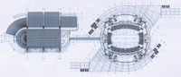 Ground plan of the arena and the training centre - Click to enlarge!