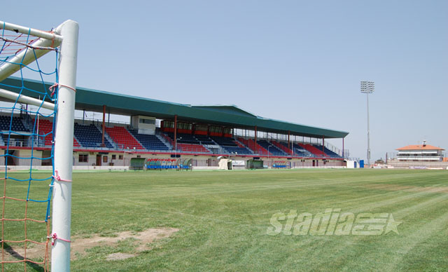 The main west stand - Click to enlarge!