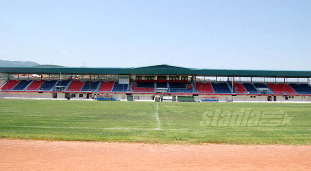 The main west stand - Click to enlarge!